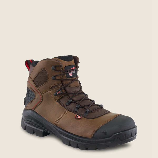 Botas de Trabajo Red Wing Hombre Marrom/Negros - Crv™ - 6-Inch Soft Toe - 985-XNIWQL